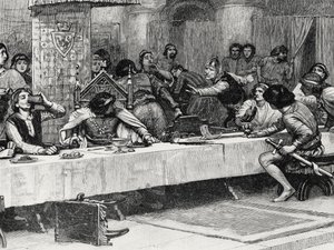 Interruption du dîner de Noël de Balliol - English School